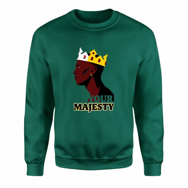 Air Jordan Your Majesty Sweatshirt S - Nefti Yeşili