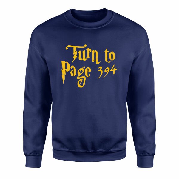 Turn to Page 394 Sweatshirt M - Lacivert