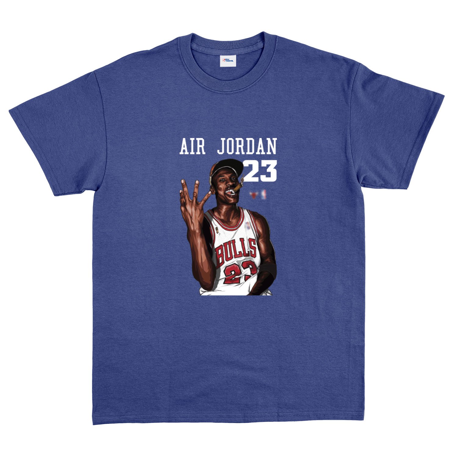 4th Time Is The Charm | Michael Jordan Tişört S - İndigo Mavisi