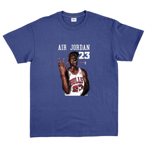 4th Time Is The Charm | Michael Jordan Tişört S - İndigo Mavisi