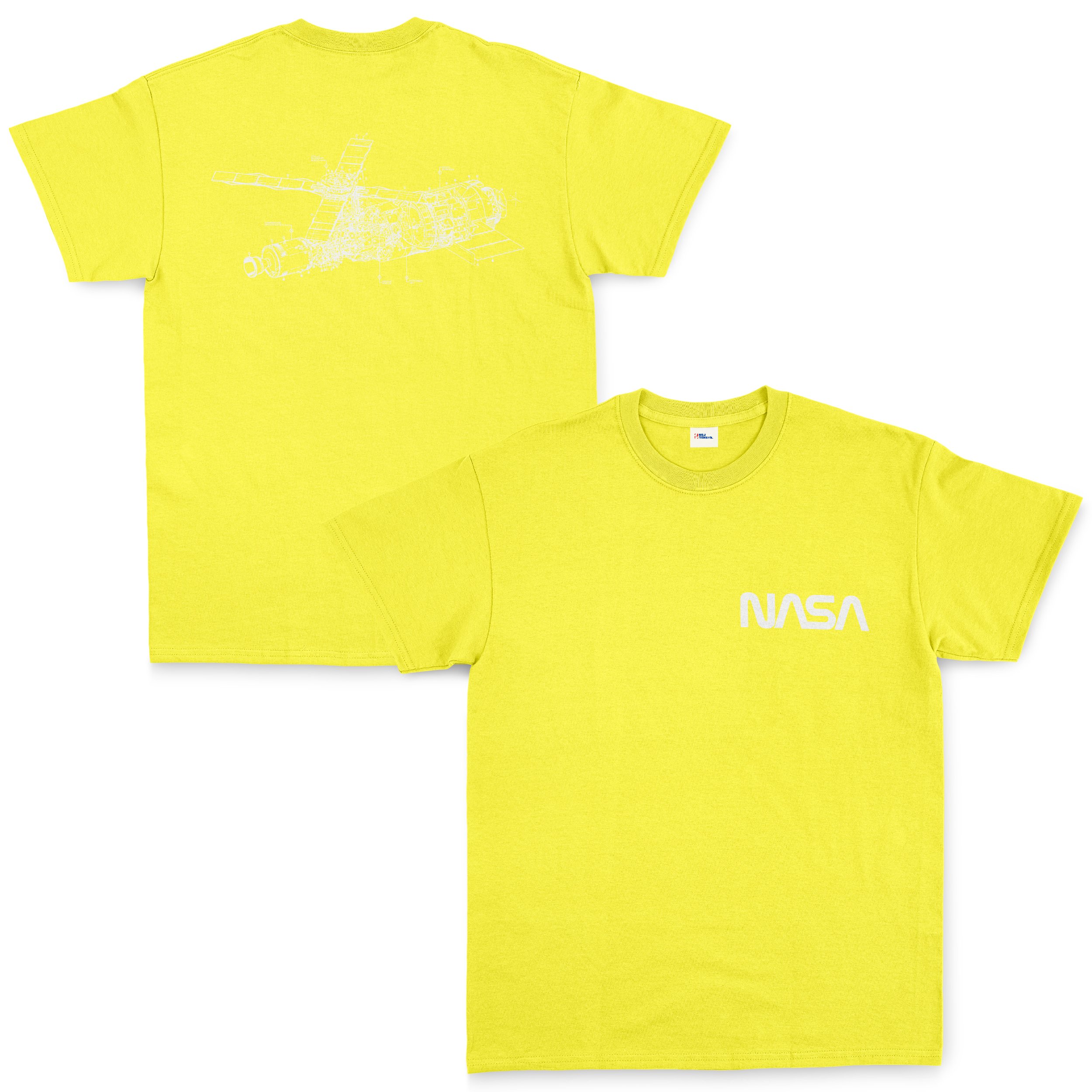 NASA Retro Mechanisms Graphic v2.0 Tişört