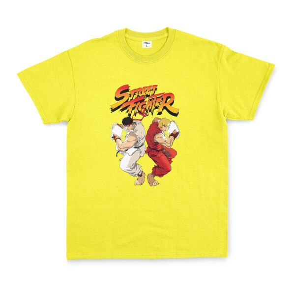 Street Fighter Tişört XL - Sarı