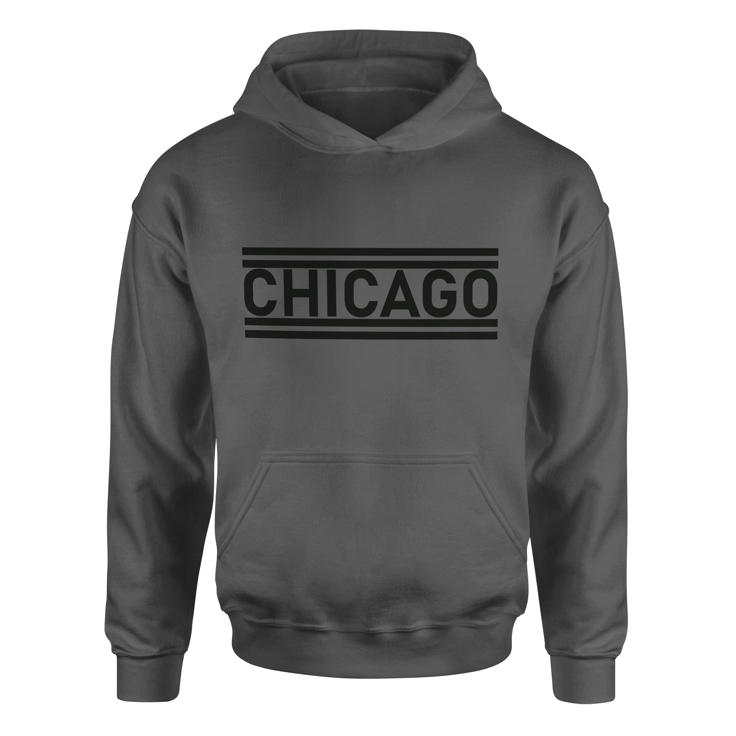 Chicago Lines Hoodie M - Füme