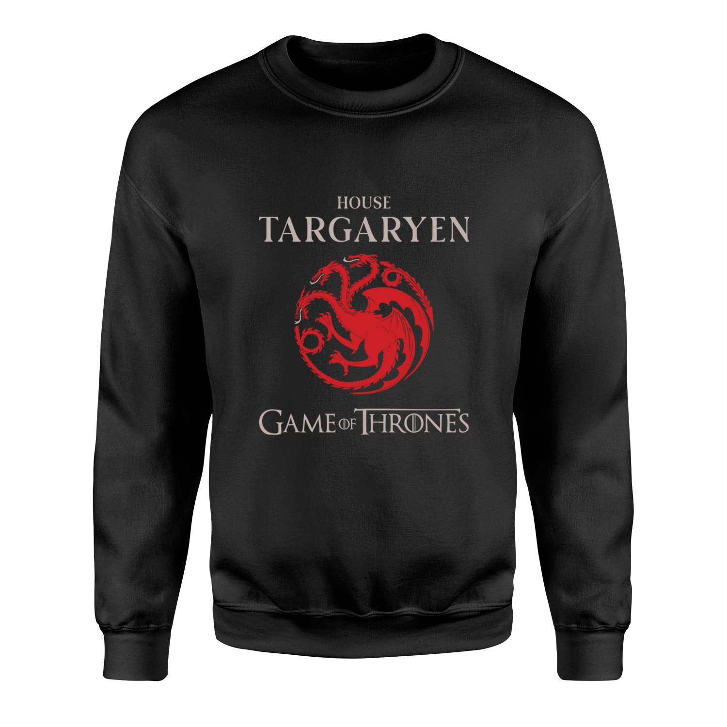 House Targaryen Sweatshirt XXL - Siyah