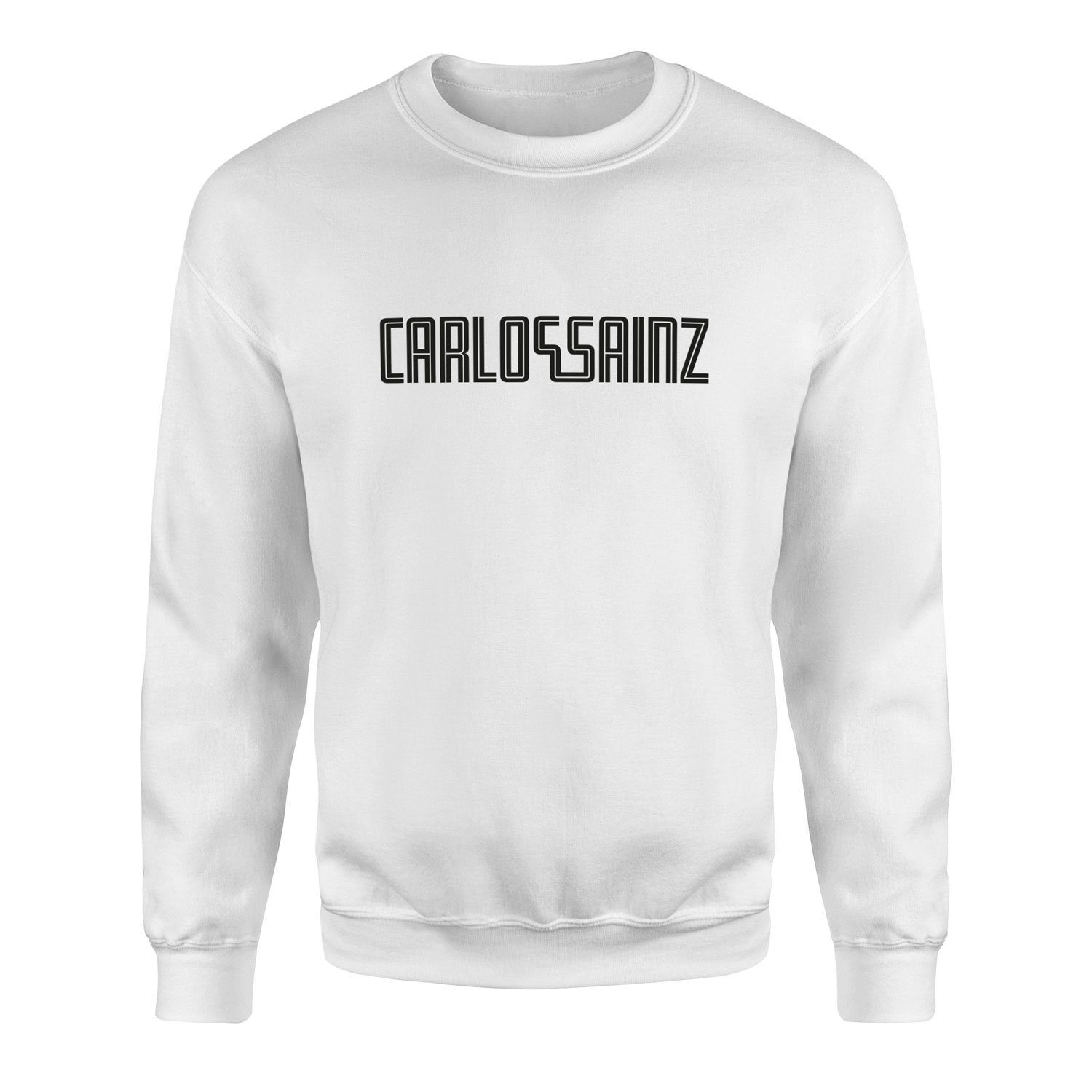 Carlos Sainz Illustration CS55 Sweatshirt S - Beyaz
