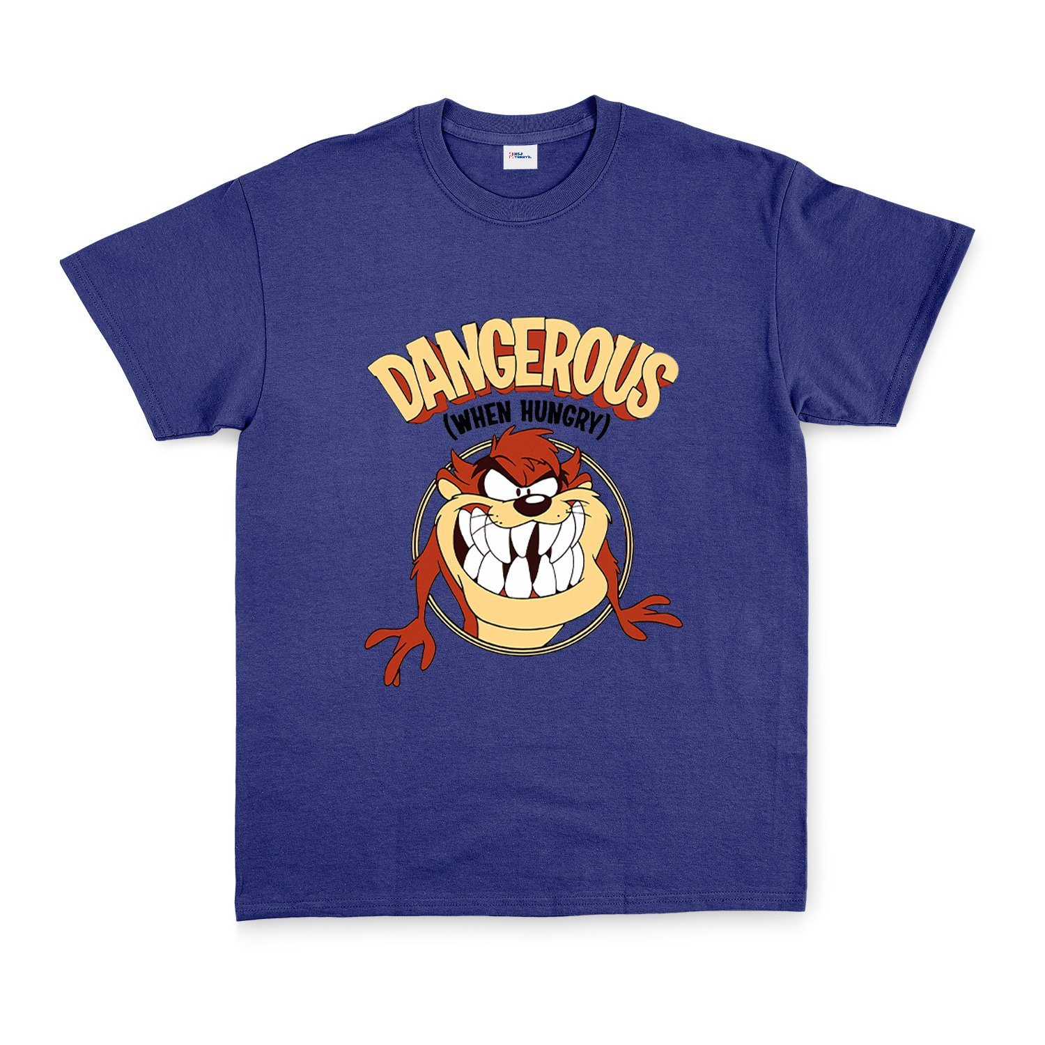 Taz Dangerous When Hungry Tişört S - İndigo Mavisi