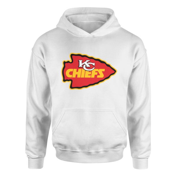 Kansas City Chiefs Hoodie S - Beyaz