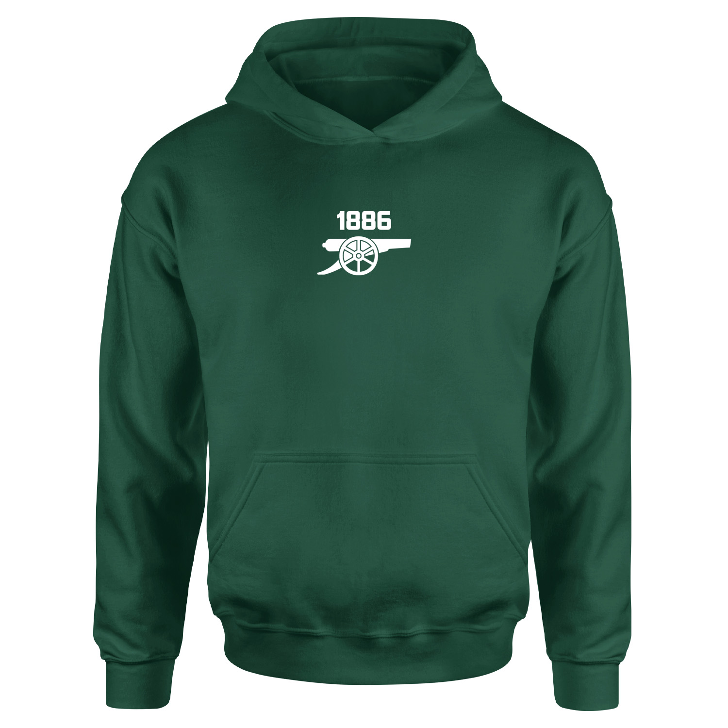 Gunners since 1886 | Arsenal Hoodie L - Nefti Yeşili