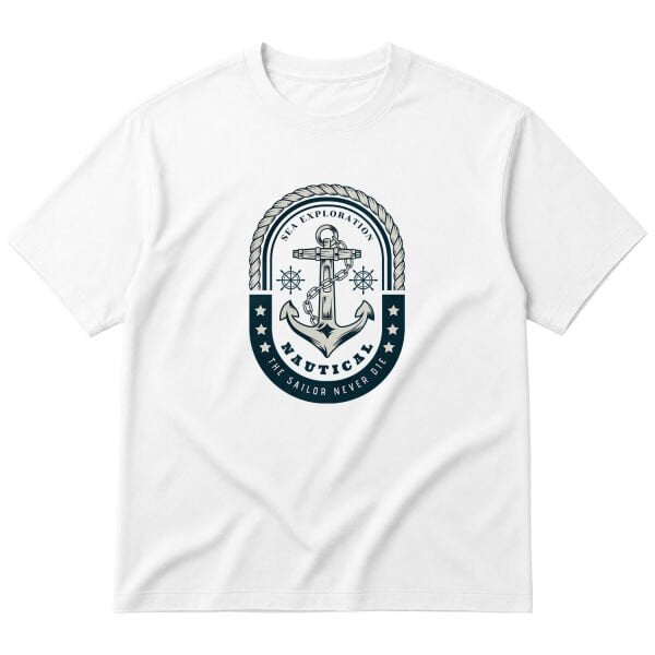 Nautical Oversize Tişört