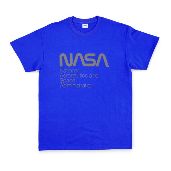 NASA Tişört L - Mavi