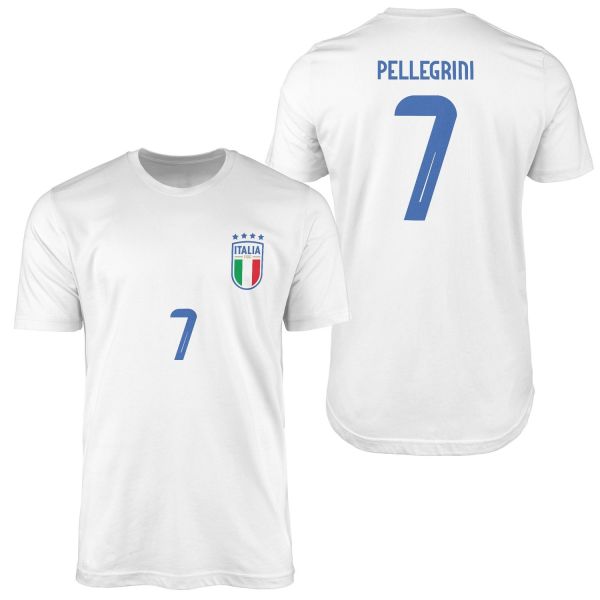 Lorenzo Pellegrini | İtalya 24 Forma Tişört XL - Beyaz