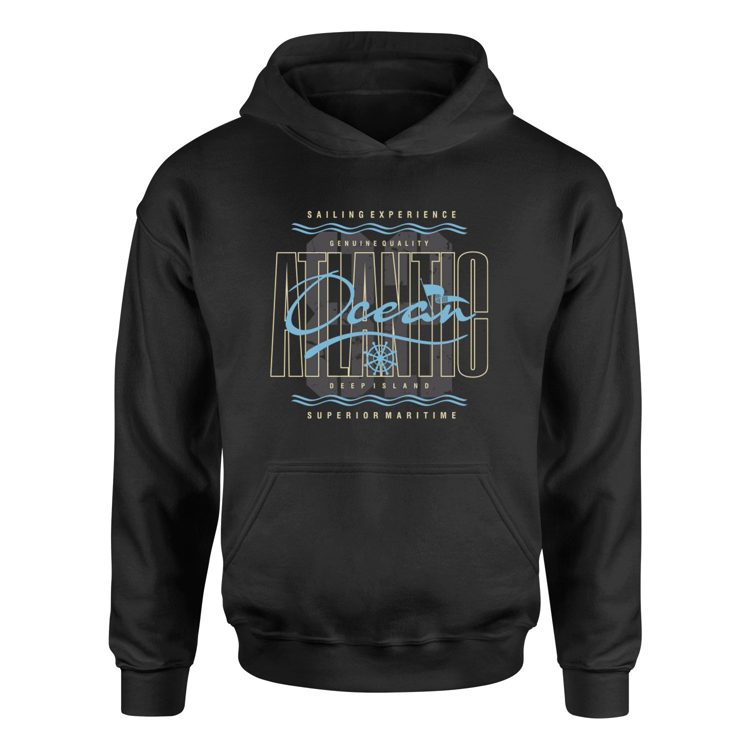 Atlantic Ocean Hoodie S - Siyah