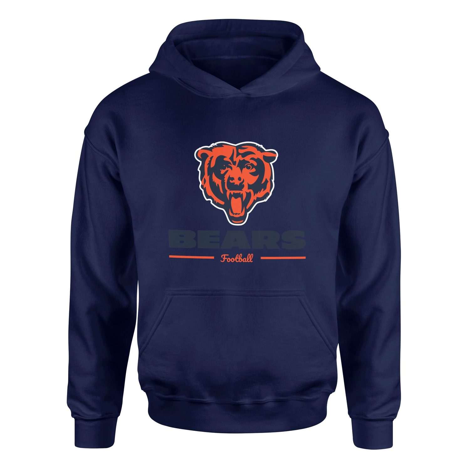 Chicago Bears Chi-Town Roar Hoodie L - İndigo Mavisi