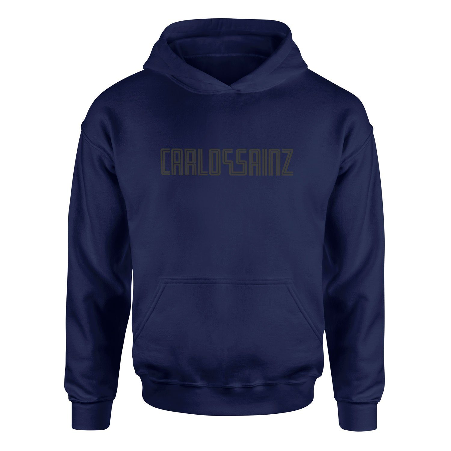Carlos Sainz Illustration CS55 Hoodie XL - İndigo Mavisi