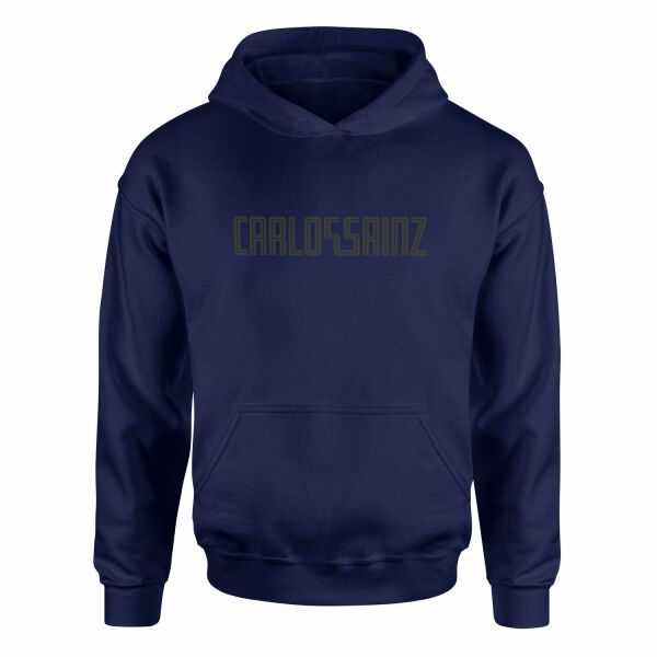 Carlos Sainz Illustration CS55 Hoodie XL - İndigo Mavisi