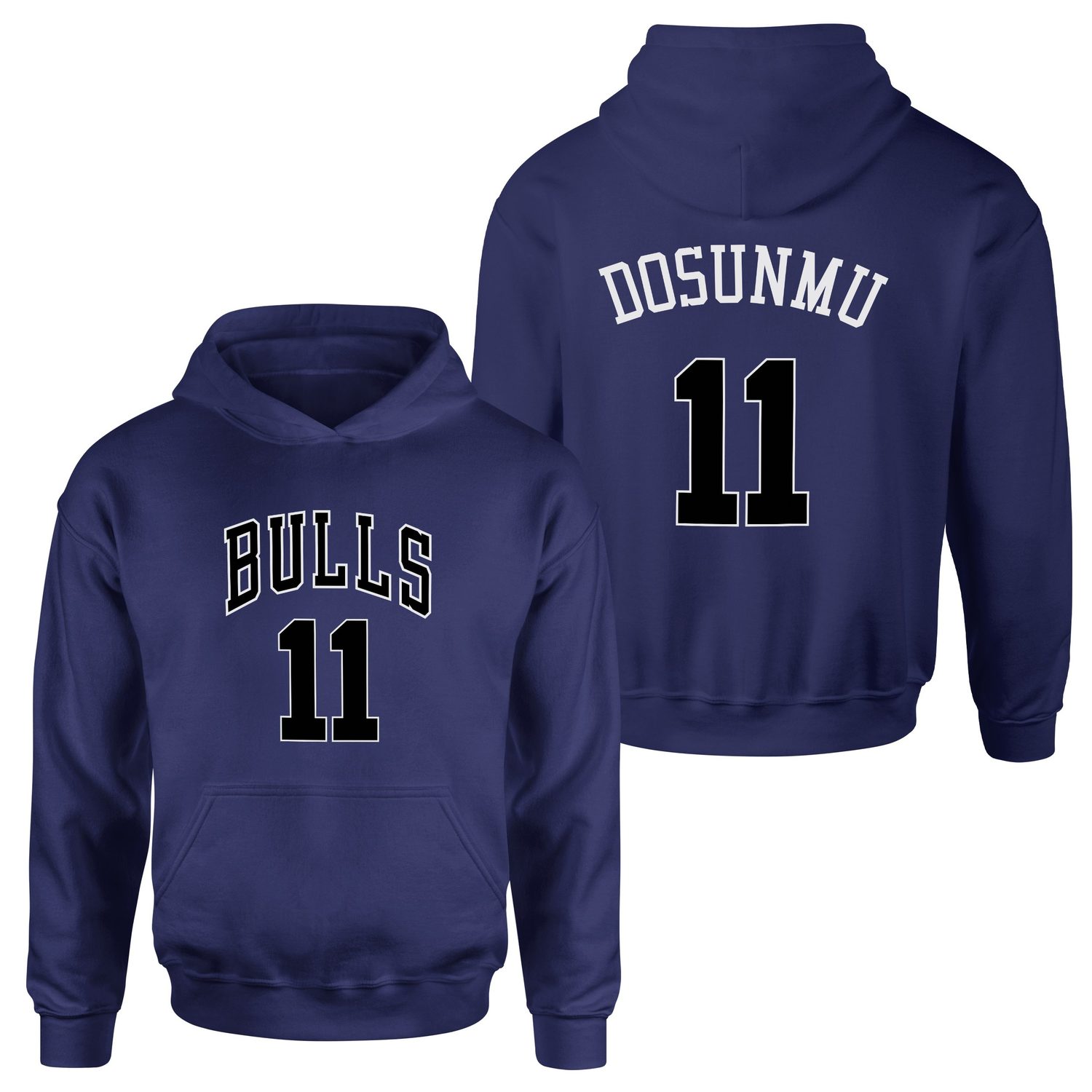 Ayo Dosunmu Forma Hoodie L - İndigo Mavisi
