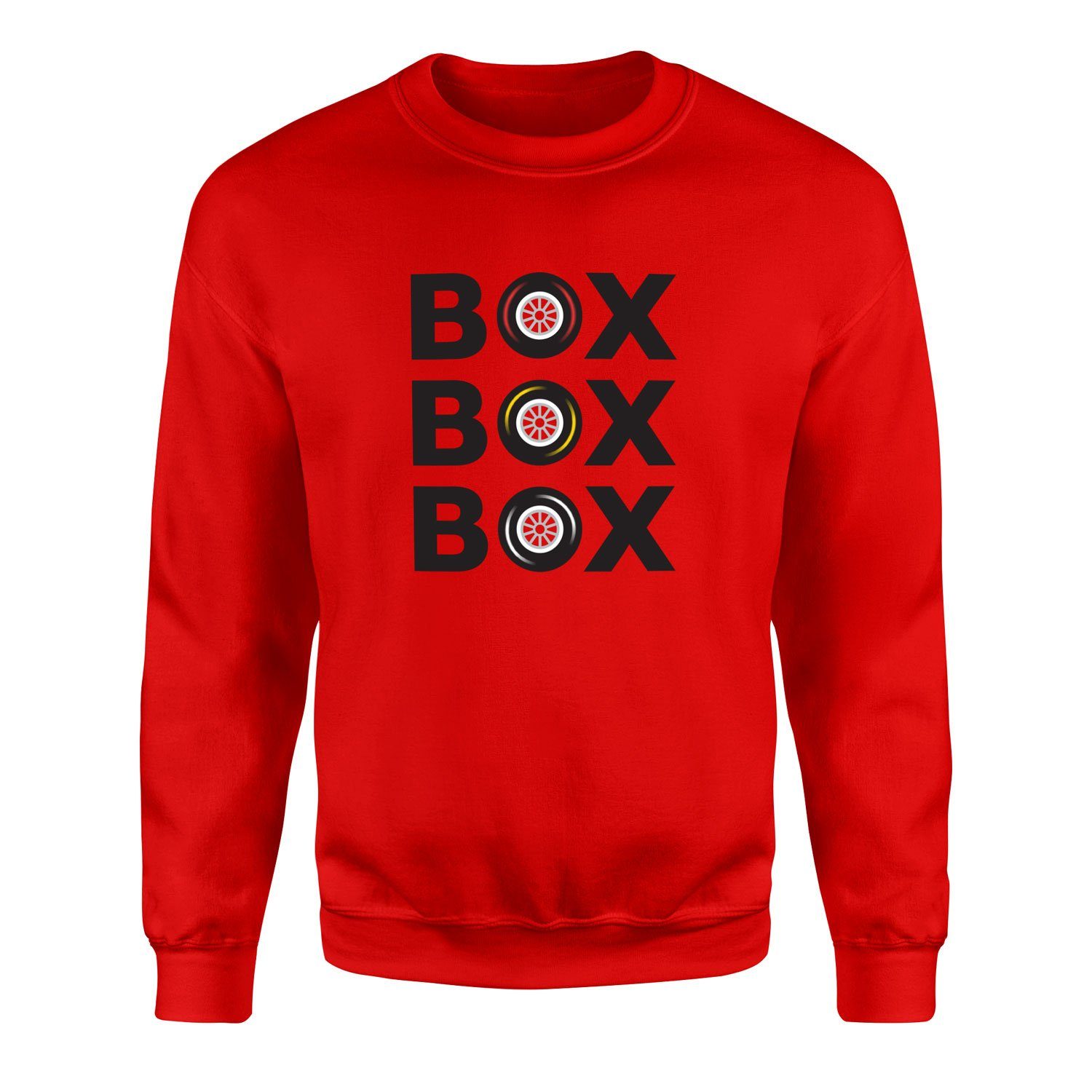BOX BOX BOX Sweatshirt L - Kırmızı
