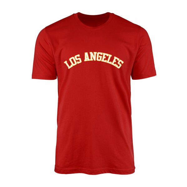 Los Angeles Tişört XL - Kırmızı