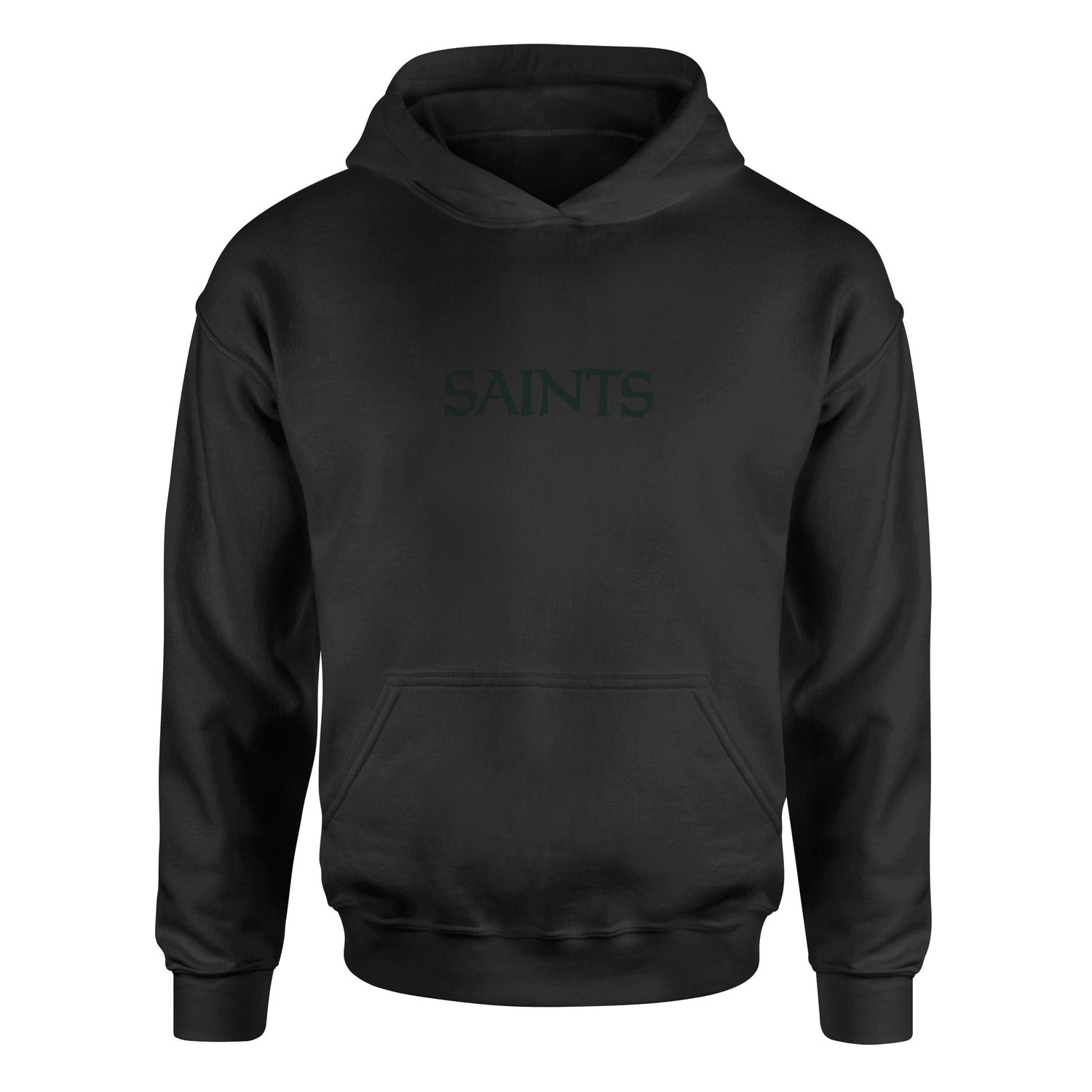 NO SAINTS Iconic | Black Hoodie S - Siyah