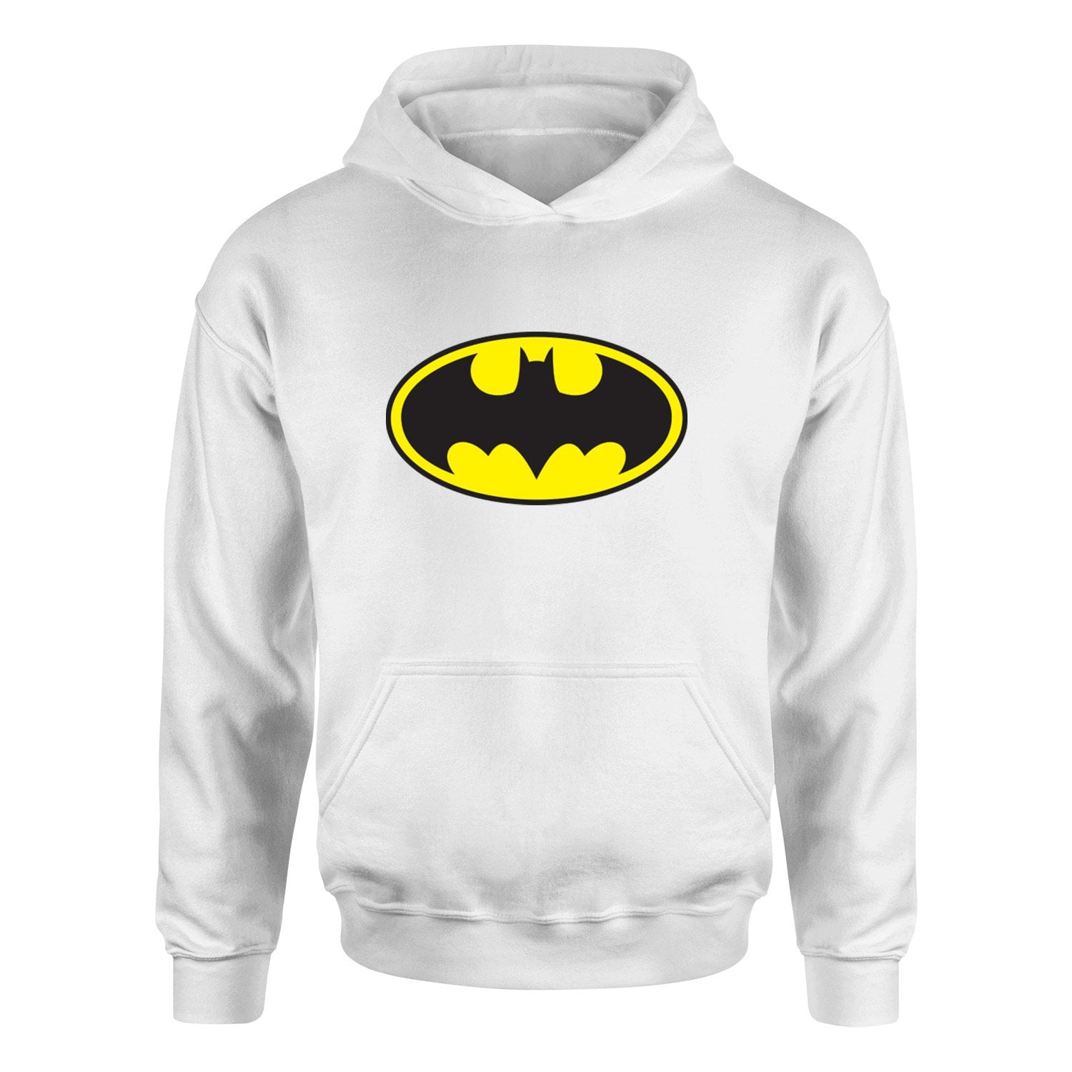 Batman Hoodie M - Beyaz