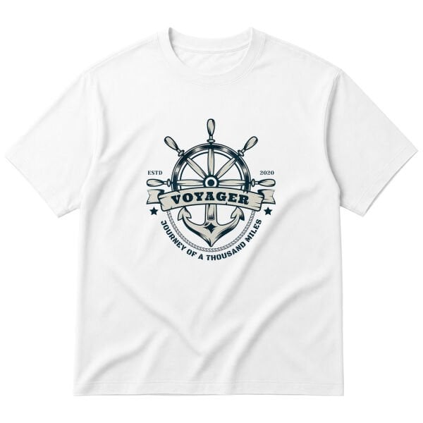 Voyager Denizci Oversize Tişört