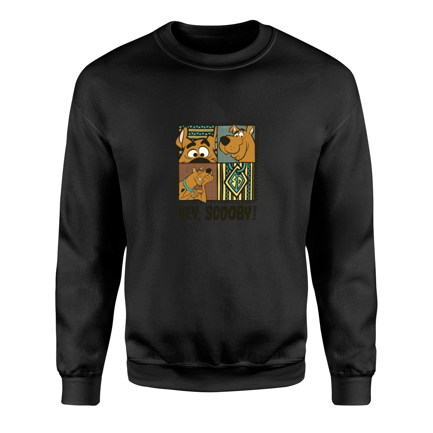 Hey Scooby! Sweatshirt XL - Siyah