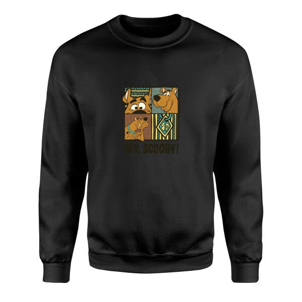 Hey Scooby! Sweatshirt XL - Siyah