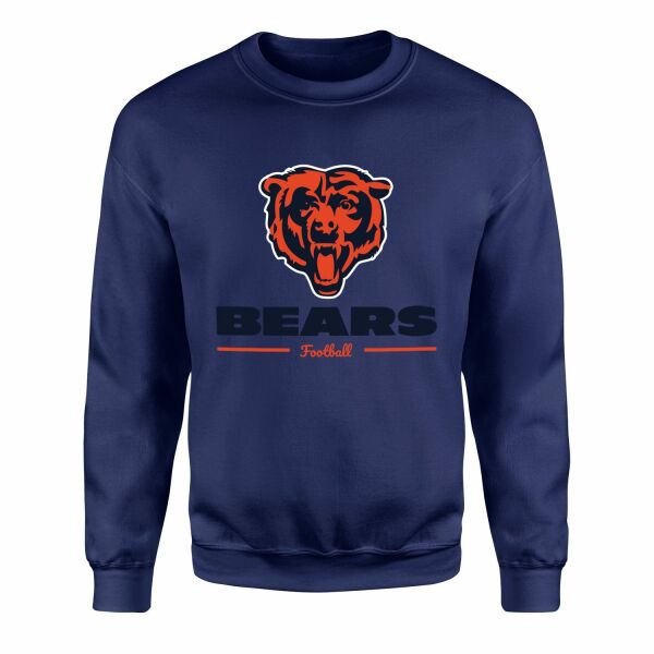 Chicago Bears Chi-Town Roar Sweatshirt XL - İndigo Mavisi