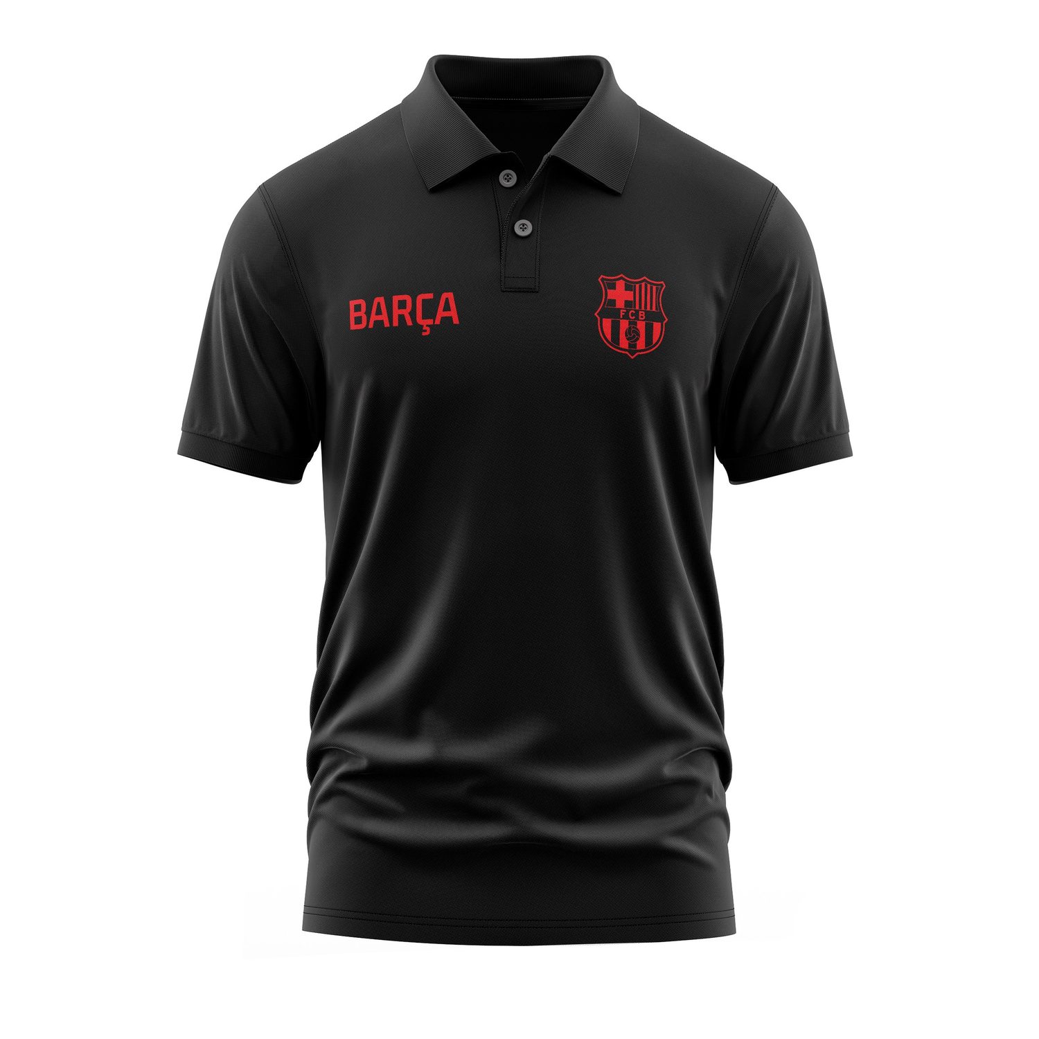 BARÇA Polo Tişört S - Siyah