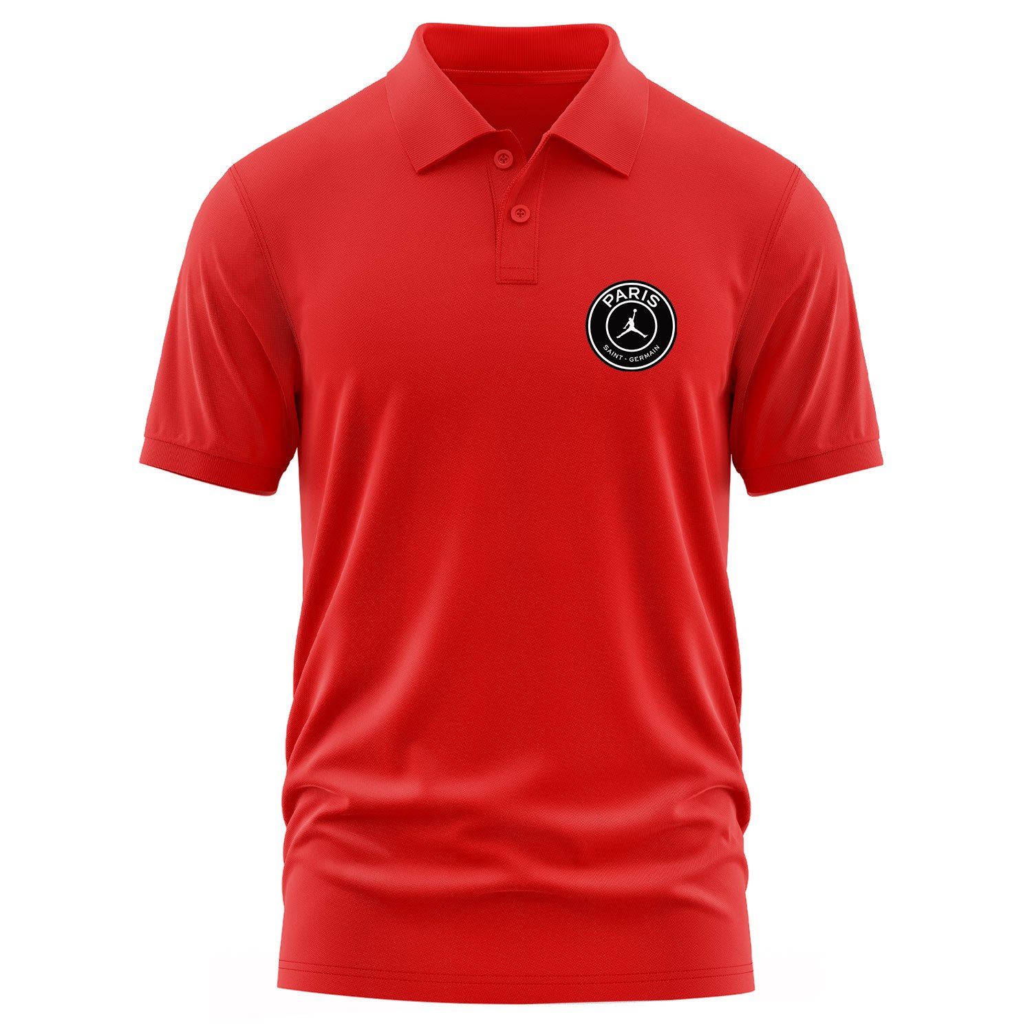 PSG X Air Jordan Polo Tişört S - Kırmızı