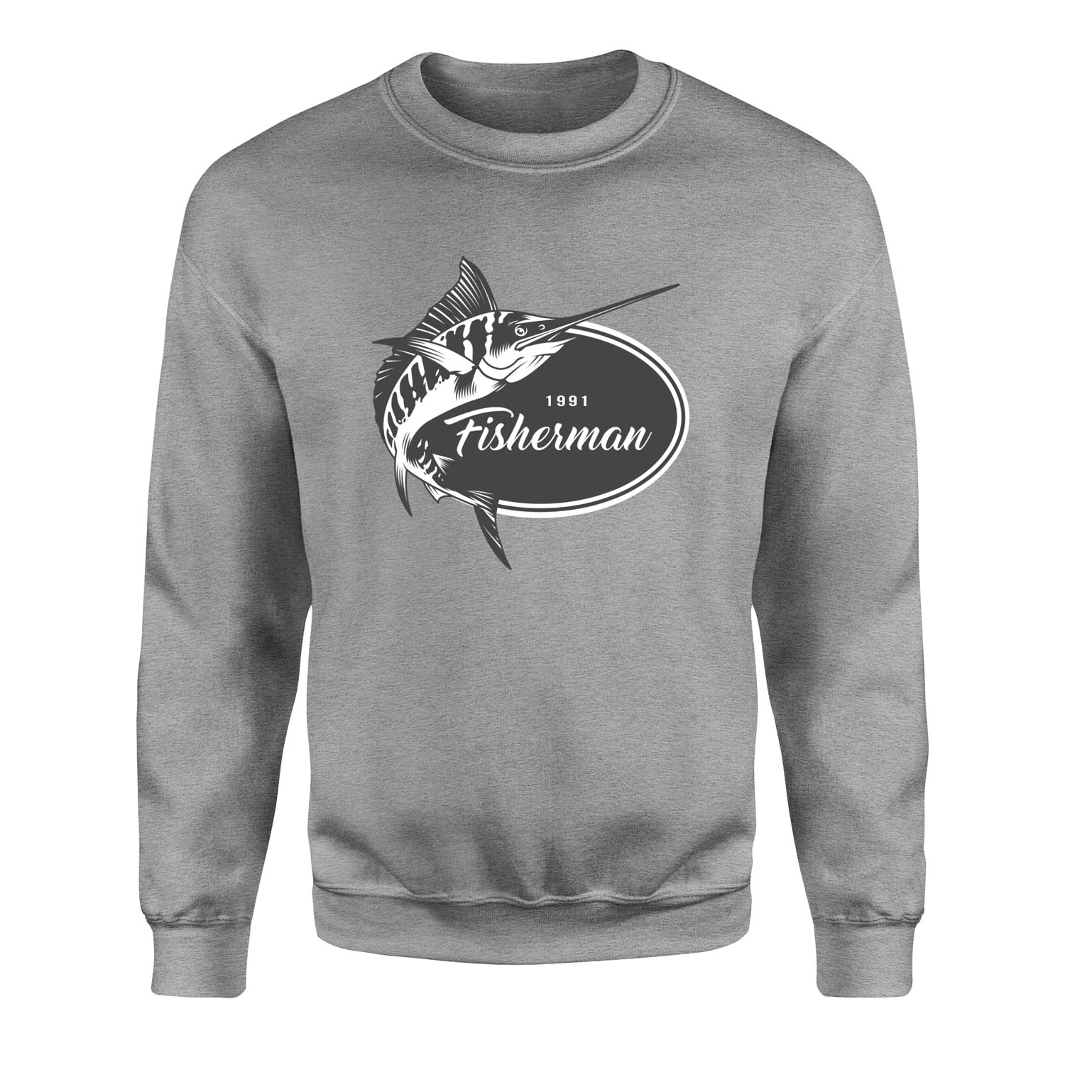Fisherman 1991 Sweatshirt XXL - Gri