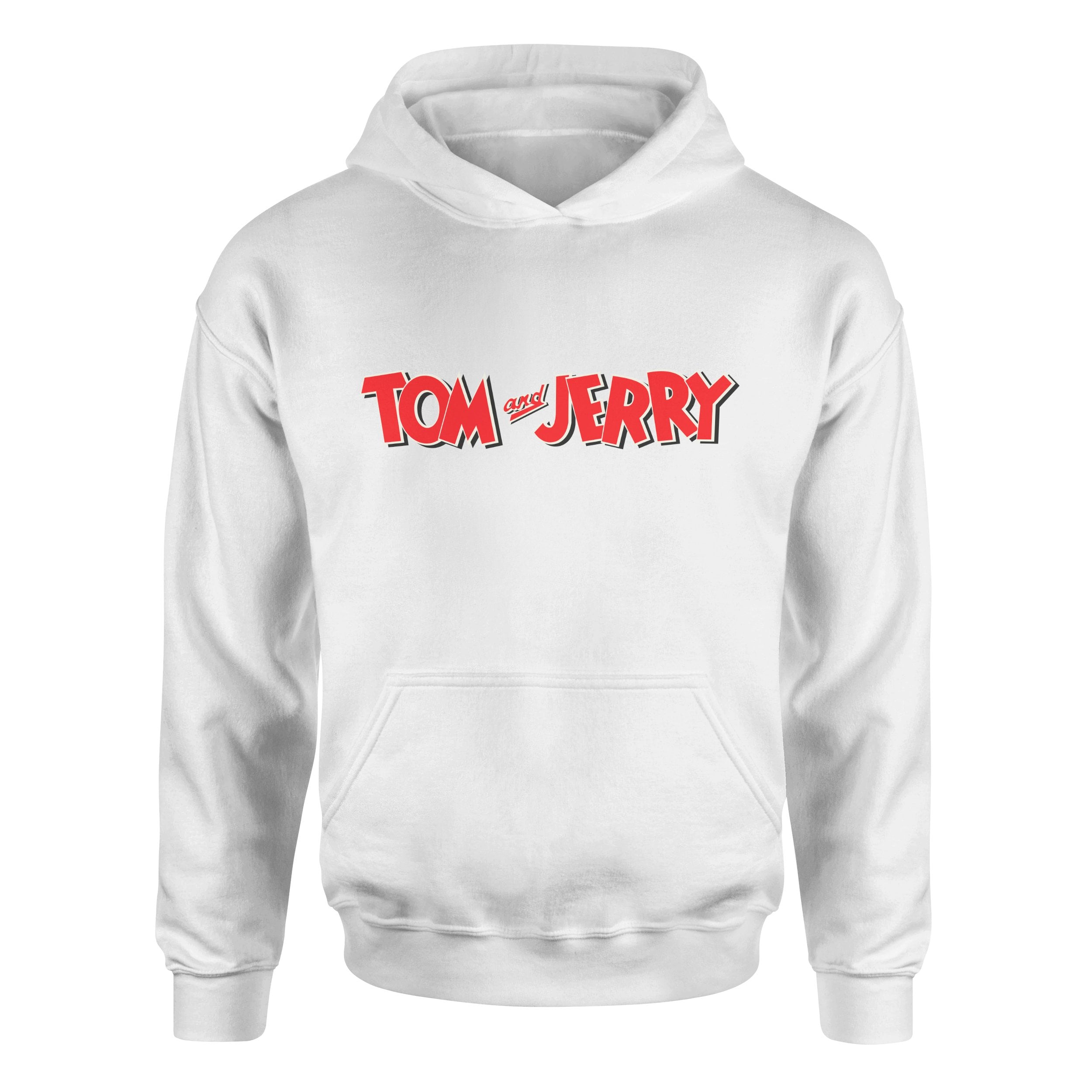 Tom and Jerry Hoodie S - Beyaz