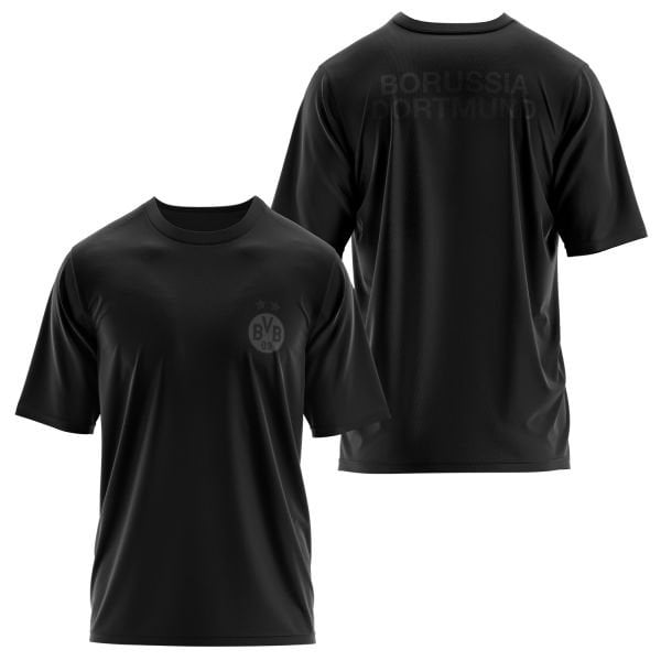 Borussia Dortmund Muted Black Edition Oversize Tişört