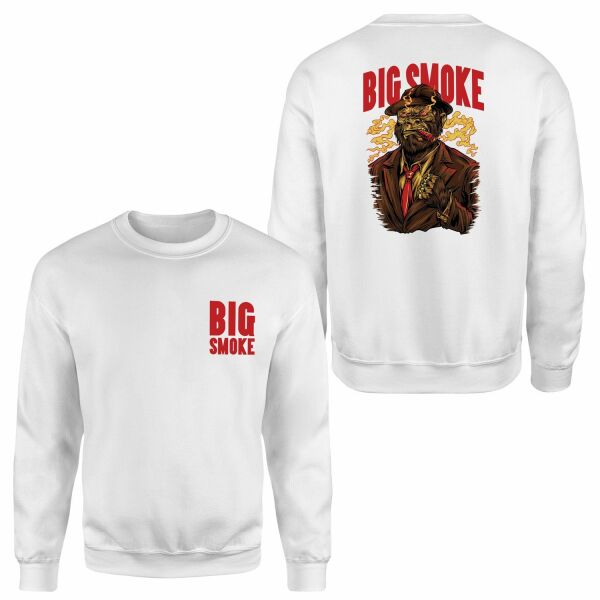 Big Smoke Sweatshirt S - Beyaz