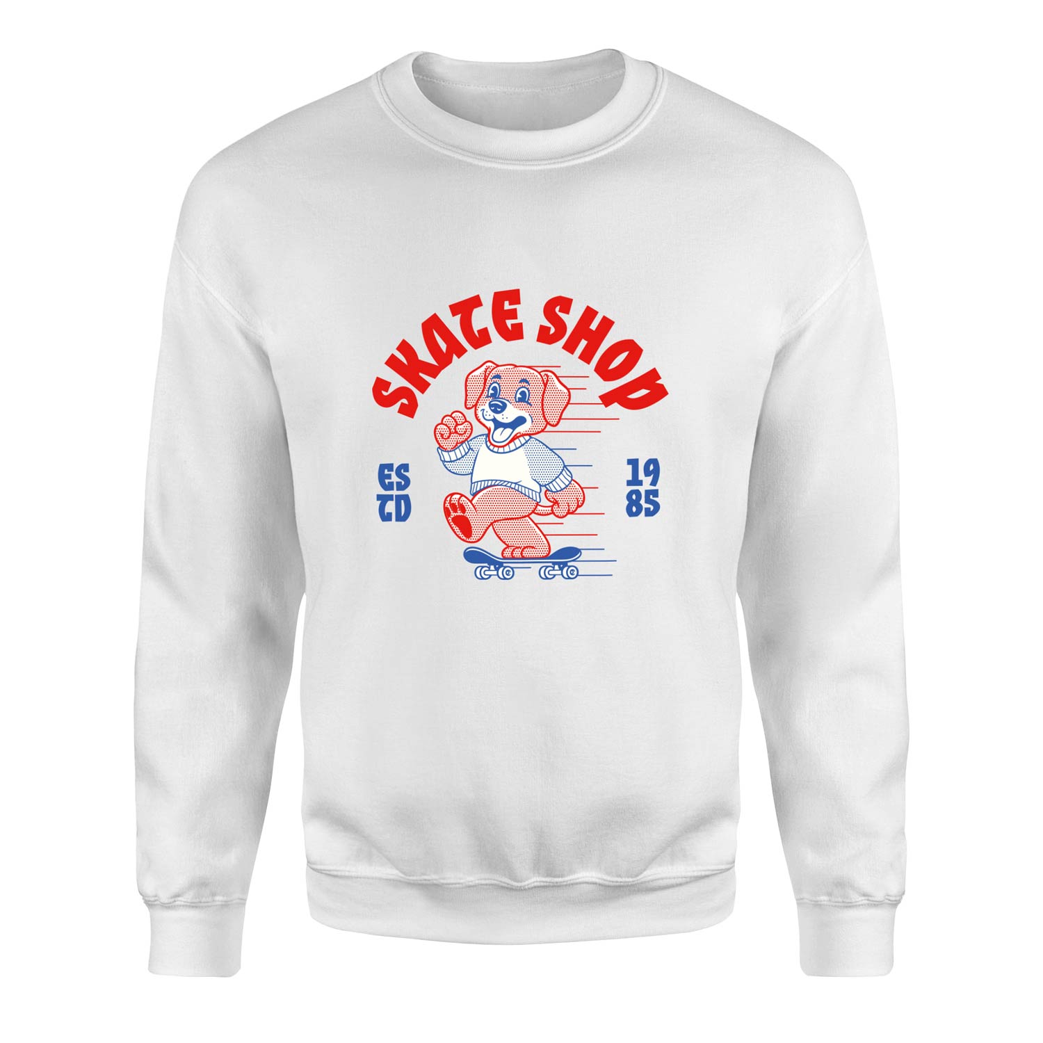 Skate Shop Sweatshirt L - Beyaz