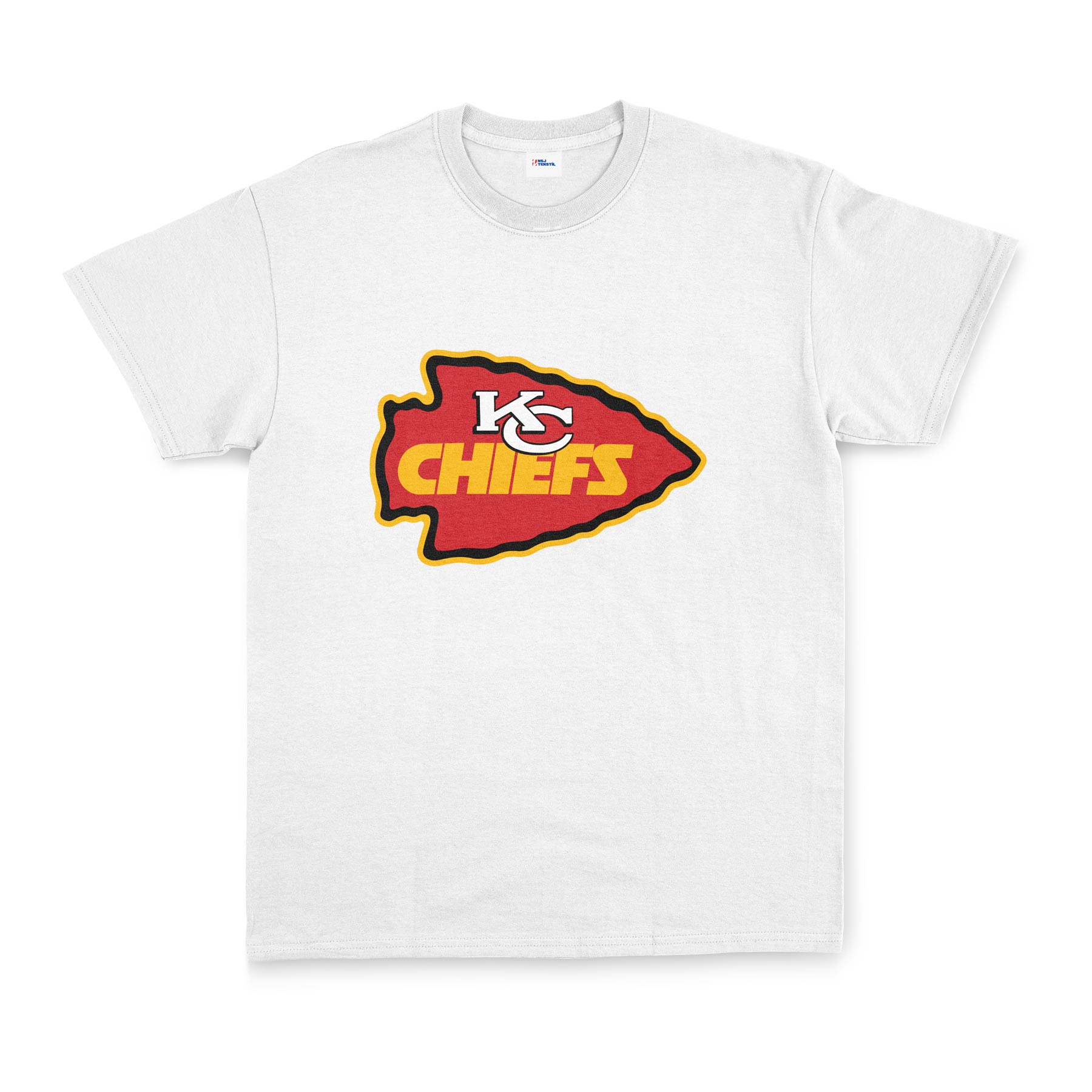 Kansas City Chiefs Tişört M - Beyaz