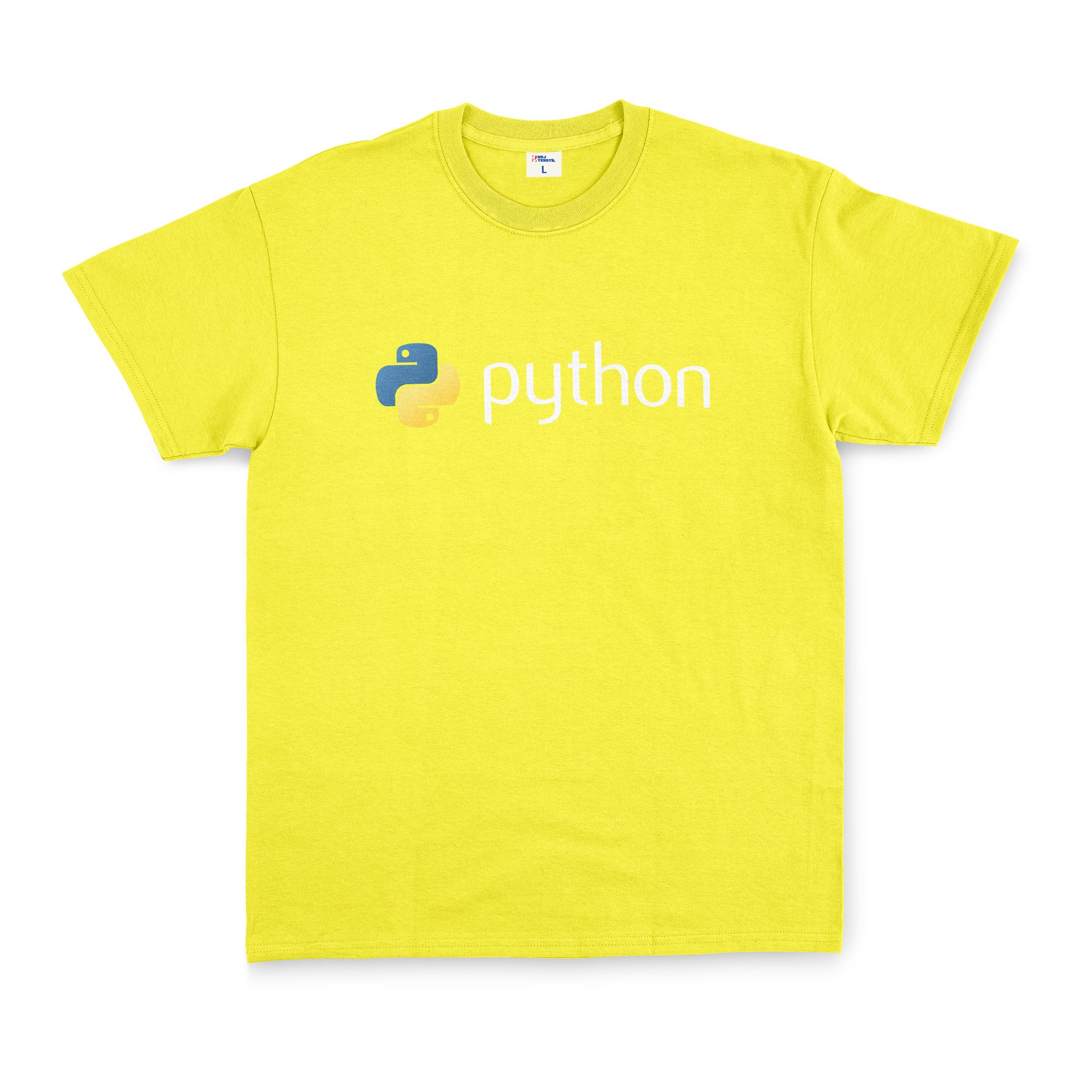 Python Tişört M - Sarı