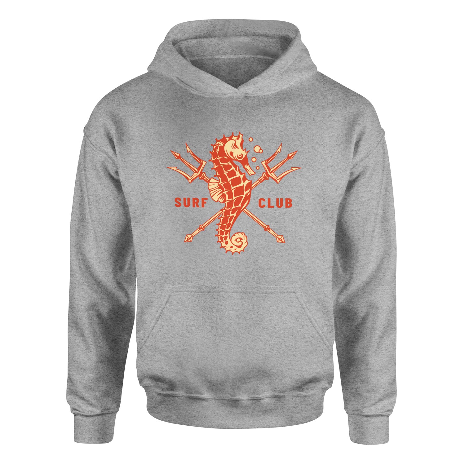 Sea Horse Surf Club Hoodie XL - Gri