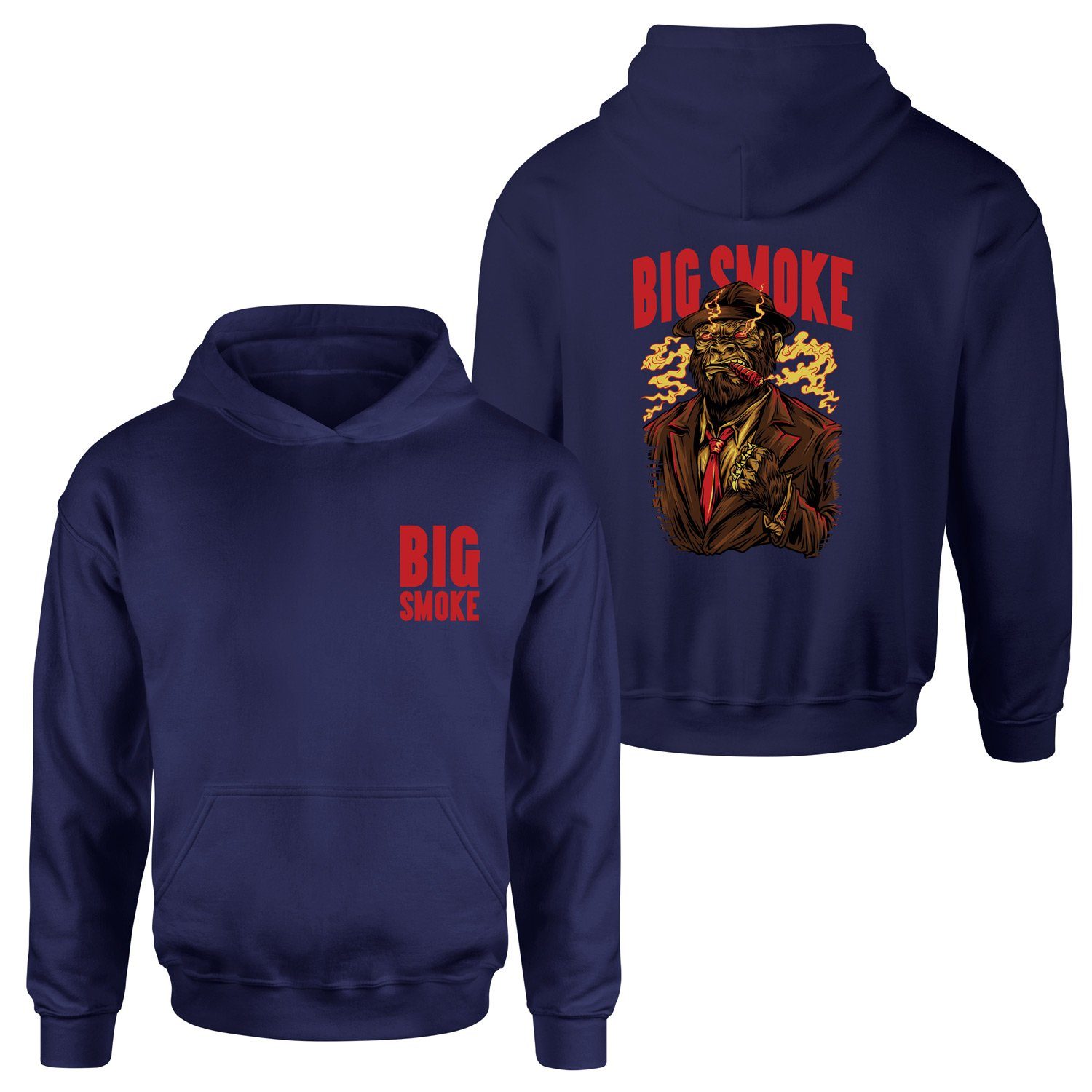Big Smoke Hoodie XL - Lacivert