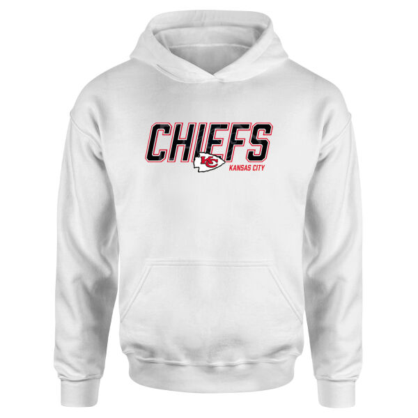 KC Chiefs Hoodie S - Beyaz