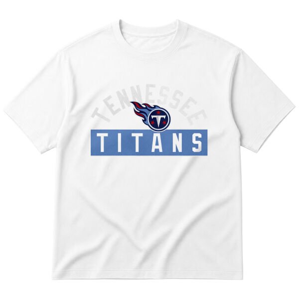 Tennessee Titans AFC Oversize Tişört S - Beyaz