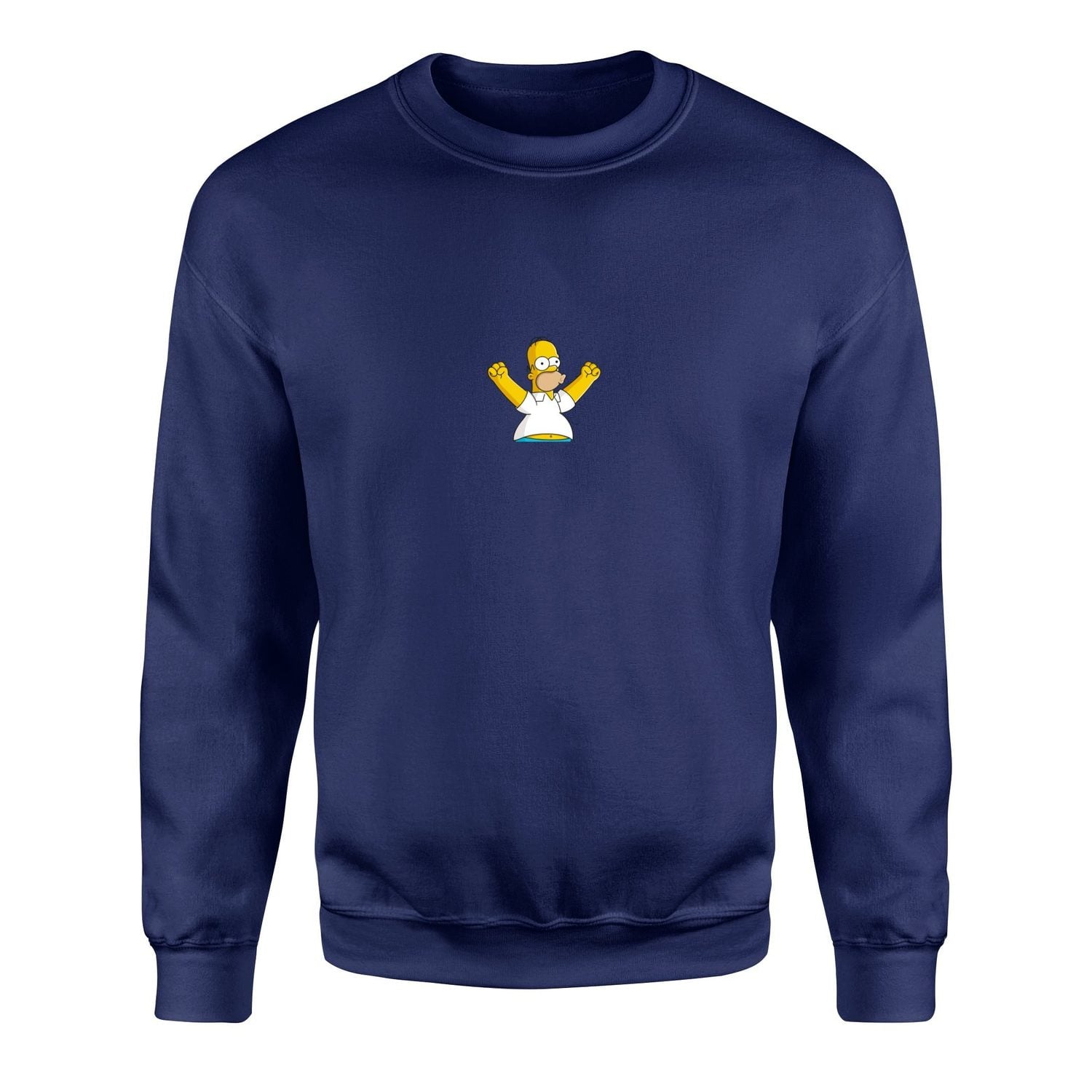 Homer Simpson, Proud Simpson | The Simpsons Sweatshirt M - İndigo Mavisi