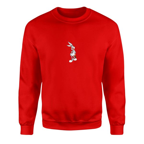 Bugs Bunny Sweatshirt M - Kırmızı