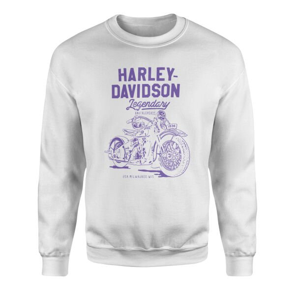 Harley-Davidson XIV Sweatshirt S - Beyaz