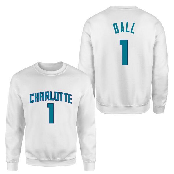 Lamelo Ball 1 Charlotte Forma Sweatshirt L - Beyaz