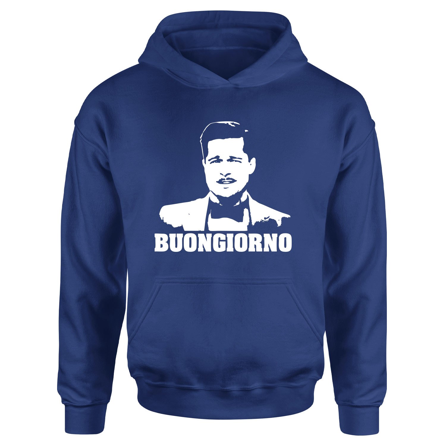 Buongiorno | Inglorious Basterds Hoodie XL - İndigo Mavisi