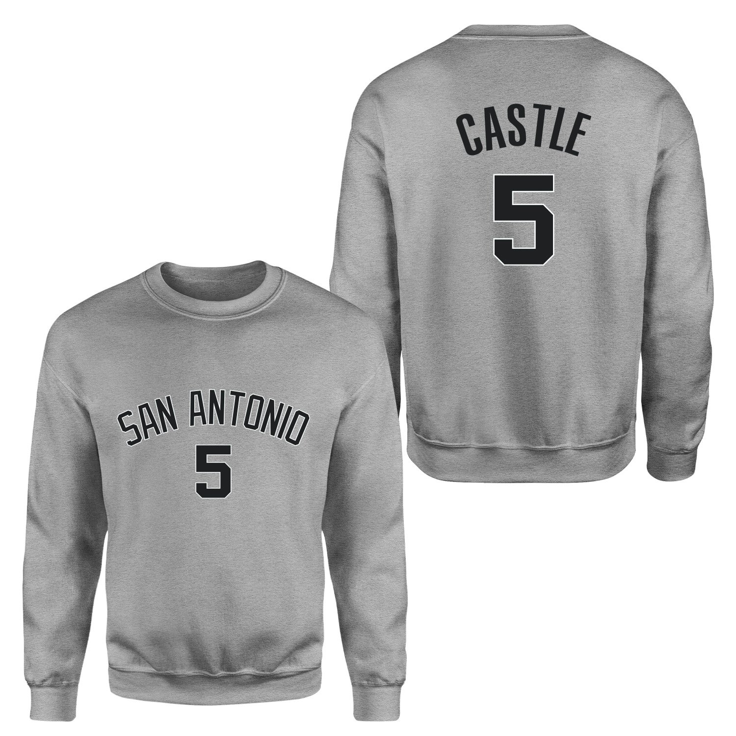 Stephon Castle San Antonio 5 Forma Sweatshirt XL - Gri