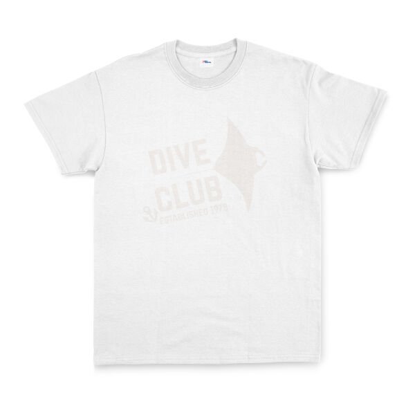 Dive Club Tişört M - Beyaz