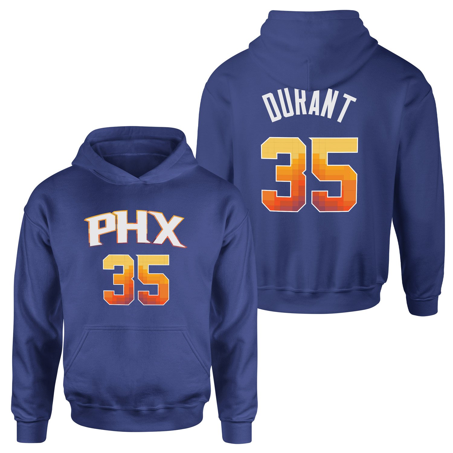 Kevin Durant 35 Phoenix Forma Hoodie M - İndigo Mavisi