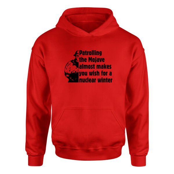 Patrolling the Mojave Hoodie XL - Kırmızı